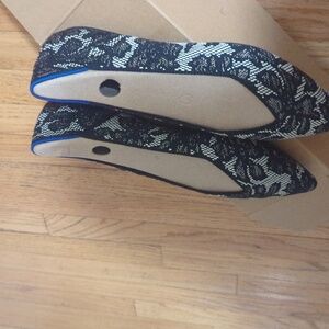 Rothy's Black Chantilly Point II Flats